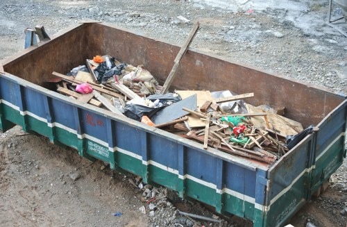 Professional team conducting house clearance in Central London